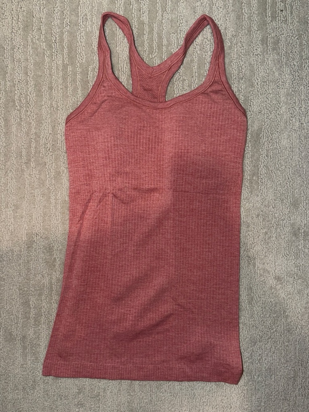 lululemon athletica Ribbed Racerback Tank - Rose Heather